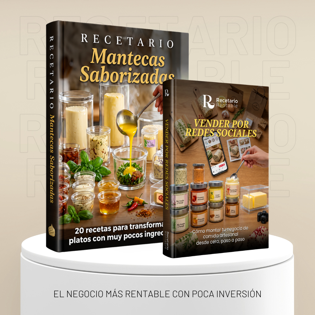 Creá tu Marca de Mantecas Gourmet: 20 Recetas + Guía para Vender (Ebook PDF)